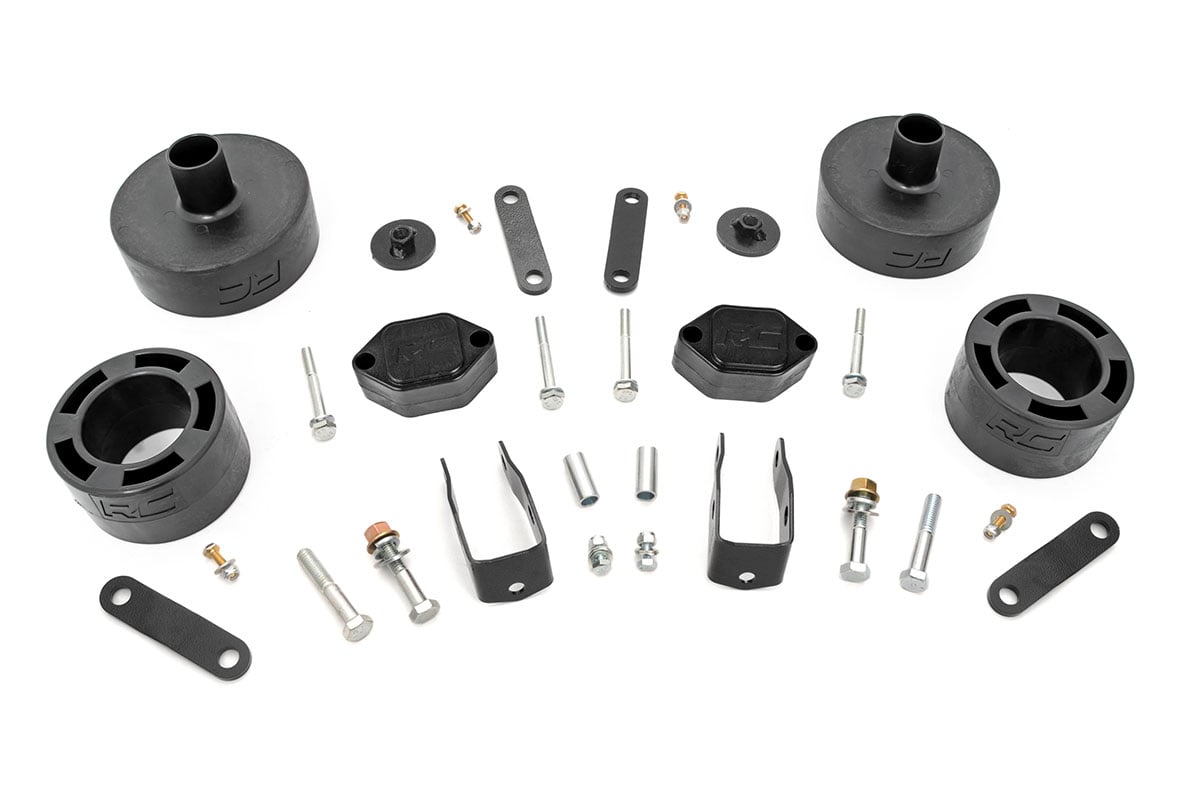 Jeep Wrangler Suspension Lift Kit - Front + Rear - Rough Country - 2.5 Inch Lift Kit - '07-'18